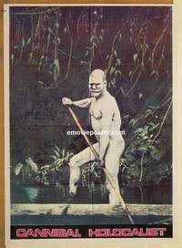 g045 CANNIBAL HOLOCAUST Italian one-sheet movie poster '80 Ruggero Deodato