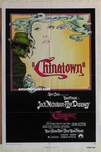g052 CHINATOWN one-sheet movie poster '74 Jack Nicholson, Roman Polanski