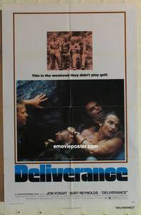 g074 DELIVERANCE one-sheet movie poster '72 Jon Voight, Burt Reynolds