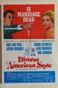 g082 DIVORCE AMERICAN STYLE one-sheet movie poster '67 Dick Van Dyke