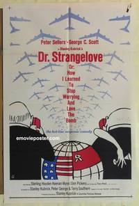 g089 DR STRANGELOVE one-sheet movie poster '64 Scott, Stanley Kubrick