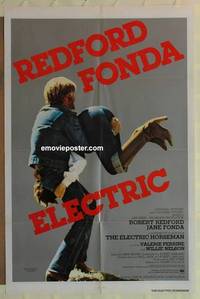 g100 ELECTRIC HORSEMAN one-sheet movie poster '79 Robert Redford, Fonda