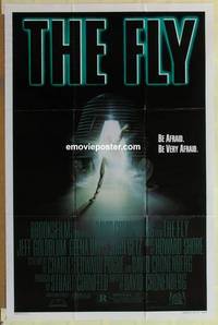g131 FLY one-sheet movie poster '86 David Cronenberg, Jeff Goldblum