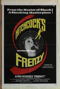 g144 FRENZY one-sheet movie poster '72 Alfred Hitchcock, Anthony Shaffer