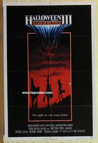 g163 HALLOWEEN 3 one-sheet movie poster '82 Season of the Witch!