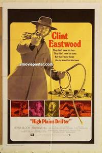 g174 HIGH PLAINS DRIFTER int'l one-sheet movie poster 73 Clint Eastwood
