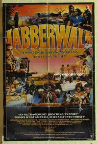 g200 JABBERWALK one-sheet movie poster '76 really bizarre documentary!