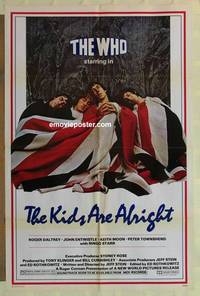 g262 KIDS ARE ALRIGHT one-sheet movie poster '79 The Who, rock 'n' roll!