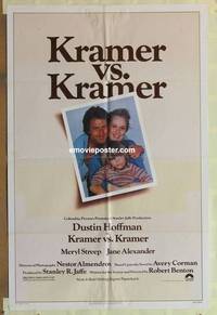 g288 KRAMER VS KRAMER one-sheet movie poster '79 Dustin Hoffman, Streep