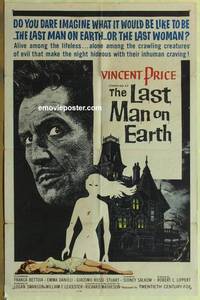 g309 LAST MAN ON EARTH int'l 1sh '64 AIP, Vincent Price