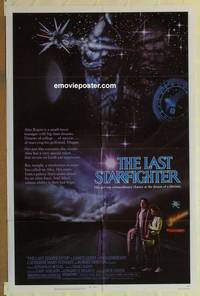g313 LAST STARFIGHTER one-sheet movie poster '84 Lance Guest, sci-fi