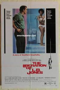 g341 LIBERATION OF LB JONES one-sheet movie poster '70 Cobb, Majors