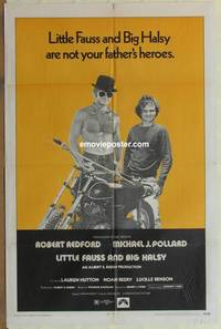 g354 LITTLE FAUSS & BIG HALSY one-sheet movie poster '70 Robert Redford