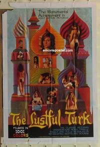 g403 LUSTFUL TURK one-sheet movie poster '68 great sexy mosque artwork!