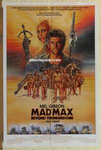 g412 MAD MAX BEYOND THUNDERDOME one-sheet movie poster '85 Mel Gibson