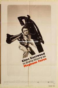 g421 MAGNUM FORCE one-sheet movie poster '73 Clint Eastwood, Dirty Harry