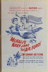 g456 McHALE'S NAVY JOINS THE AIR FORCE military one-sheet movie poster R66