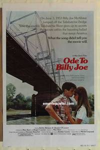 g597 ODE TO BILLY JOE one-sheet movie poster '76 Robby Benson, O'Connor