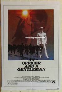 g601 OFFICER & A GENTLEMAN one-sheet movie poster '82 Richard Gere, Winger