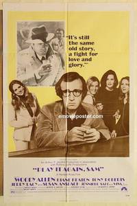 g698 PLAY IT AGAIN SAM one-sheet movie poster '72 Woody Allen, Keaton