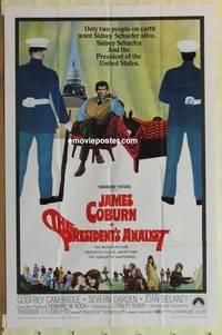 g718 PRESIDENT'S ANALYST one-sheet movie poster '68 James Coburn