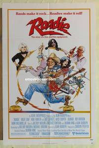 g787 ROADIE style B one-sheet movie poster '80 Meat Loaf, Alice Cooper