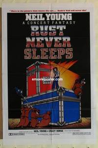g813 RUST NEVER SLEEPS one-sheet movie poster '79 Neil Young