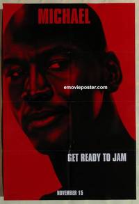 g928 SPACE JAM DS teaser one-sheet movie poster '96 Michael Jordan