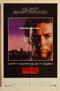 g978 SUDDEN IMPACT one-sheet movie poster '83 Clint Eastwood, Dirty Harry