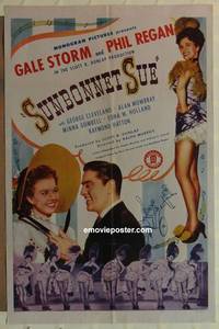 g982 SUNBONNET SUE one-sheet movie poster '45 Gale Storm, Phil Regan