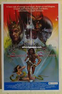 h009 SWORD & THE SORCERER style A one-sheet movie poster '82 fantasy art!