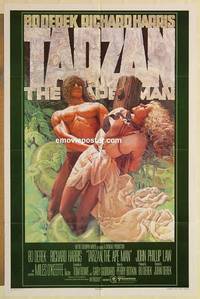 h022 TARZAN THE APE MAN advance one-sheet movie poster '81 sexy Bo Derek!