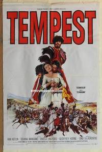 h032 TEMPEST one-sheet movie poster '59 Van Heflin, Silvana Mangano