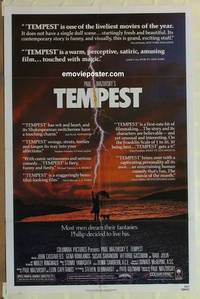 h033 TEMPEST one-sheet movie poster '82 John Cassavetes, Gena Rowlands