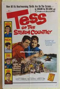h049 TESS OF THE STORM COUNTRY one-sheet movie poster '60 Diane Baker