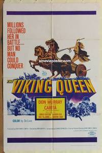 h186 VIKING QUEEN one-sheet movie poster '67 sexy Carita, Don Murray