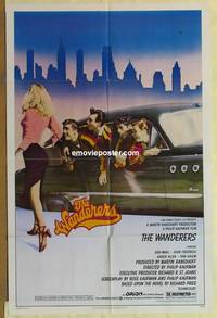 h208 WANDERERS one-sheet movie poster '79 Ken Wahl, Philip Kaufman
