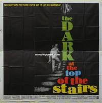 k037 DARK AT THE TOP OF THE STAIRS six-sheet movie poster '60 Preston, McGuire