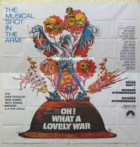k080 OH WHAT A LOVELY WAR int'l six-sheet movie poster '69 great image!