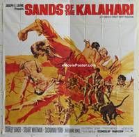 k013 SANDS OF THE KALAHARI int'l six-sheet movie poster '65 Stuart Whitman