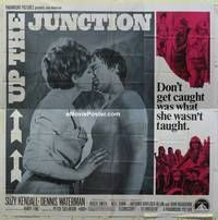 k095 UP THE JUNCTION six-sheet movie poster '68 Suzy Kendall is pregnant!