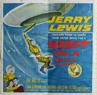 k016 VISIT TO A SMALL PLANET six-sheet movie poster '60 Jerry Lewis