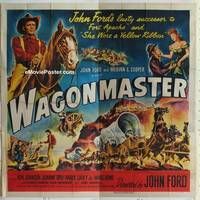 k098 WAGON MASTER six-sheet movie poster '50 John Ford, Ben Johnson