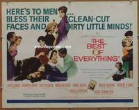 a081 BEST OF EVERYTHING half-sheet movie poster '59 Hope Lange, Boyd