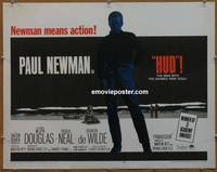 a386 HUD half-sheet movie poster R67 Paul Newman, Martin Ritt classic!