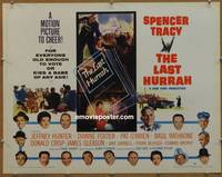 a459 LAST HURRAH style B half-sheet movie poster '58 John Ford, Tracy