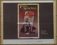 a473 LIFE & TIMES OF JUDGE ROY BEAN half-sheet movie poster '72 Paul Newman