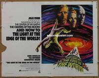 a475 LIGHT AT THE EDGE OF THE WORLD half-sheet movie poster '71 Douglas