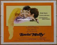 a494 LOVIN' MOLLY half-sheet movie poster '74 Blythe Danner, Perkins