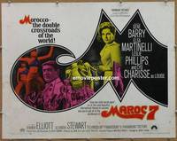 a514 MAROC 7 half-sheet movie poster '67 Gene Barry